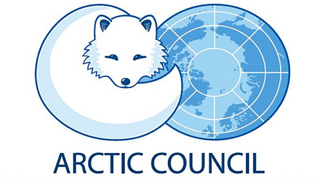 Arctic Council logo and illustration on a white background
