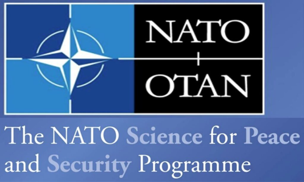 A logo for the nato science for security programme.