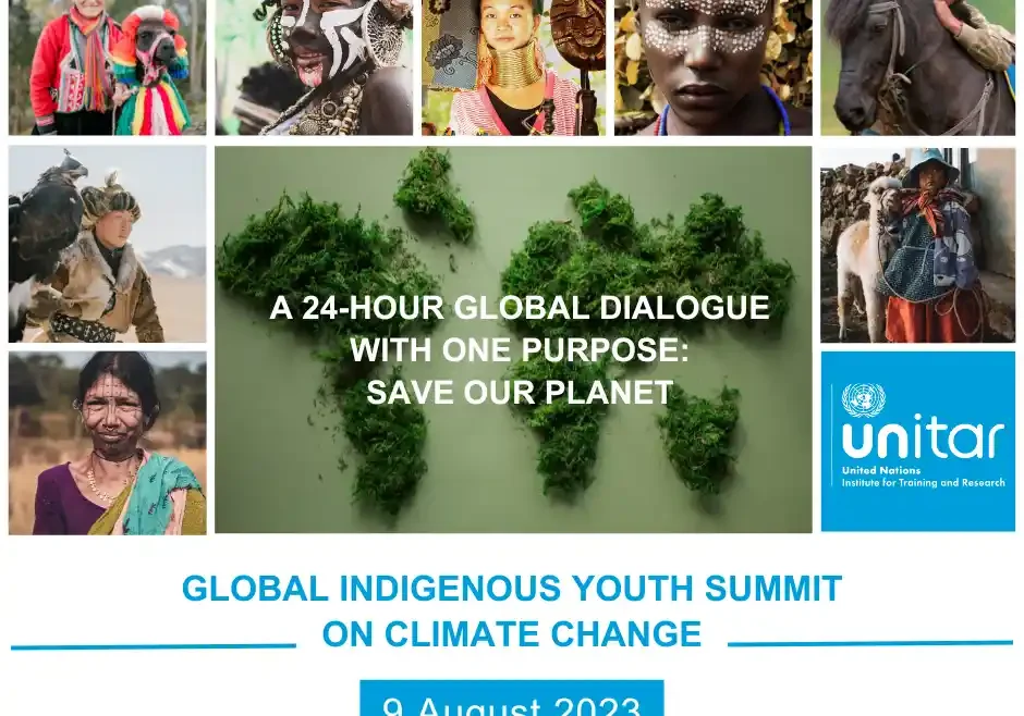 Global Indigenous Youth Summit on Climate Change poster